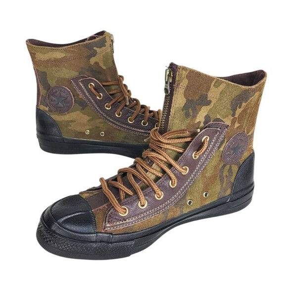Converse All Star Camouflage Quarter Zip Lace-Up Hi-Top Sneaker Men 9 Women 11 - Picture 4 of 16